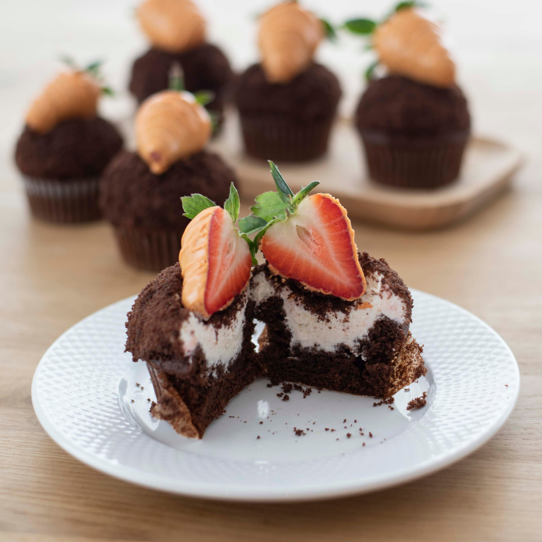 Cupcakes with “carrot” 