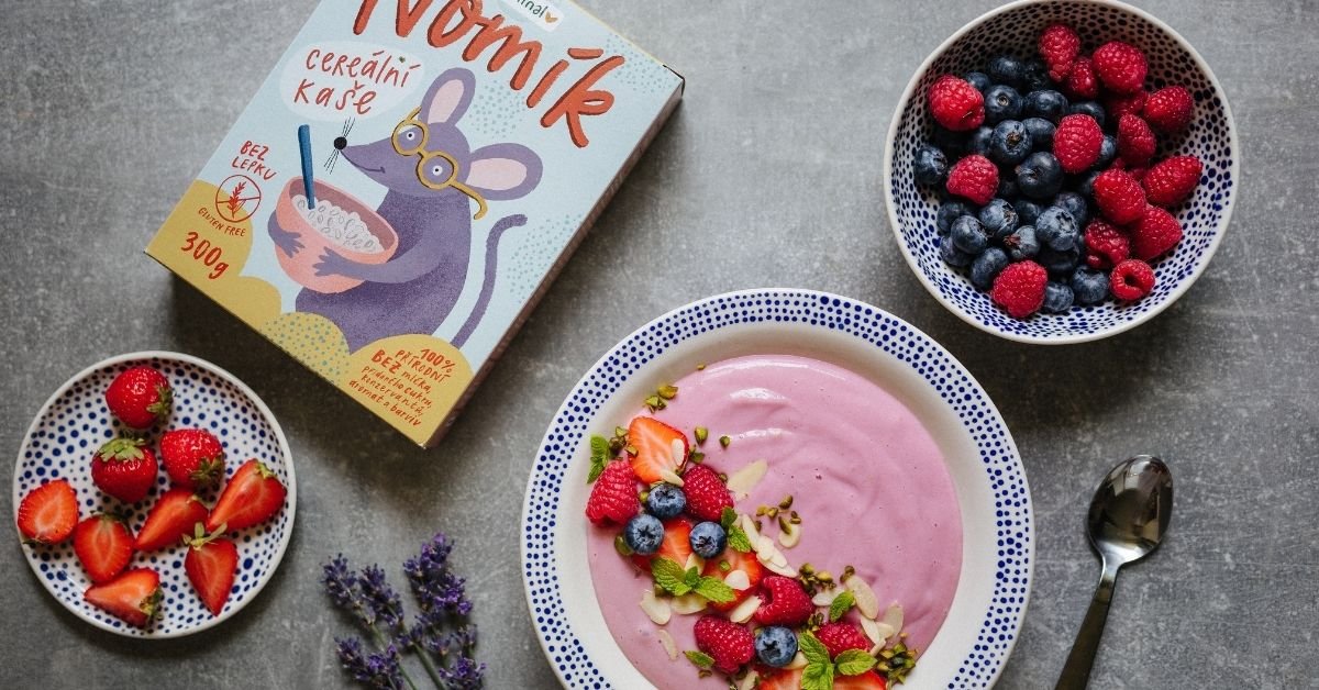 Nomík - pink porridge for children