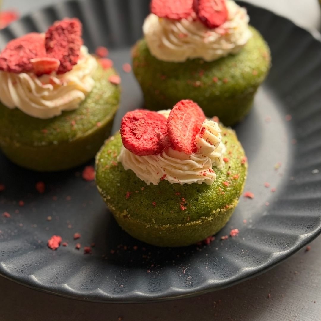 Jarní špaldové cupcakes