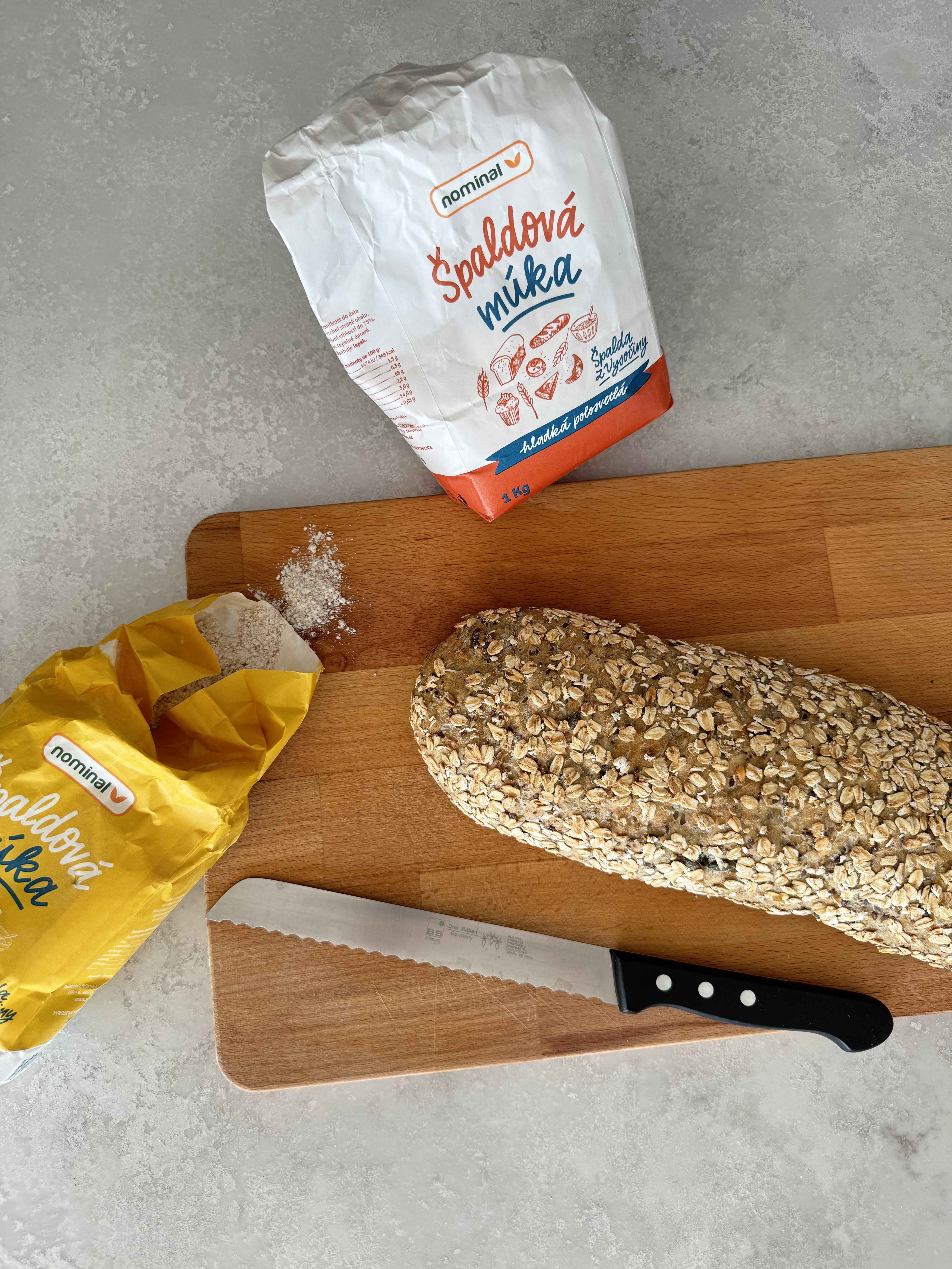 Chleb z wywarem z nasion