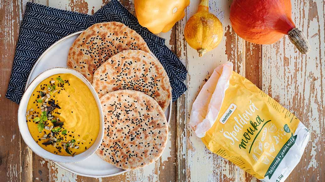 Špaldové chlebové placky Orient