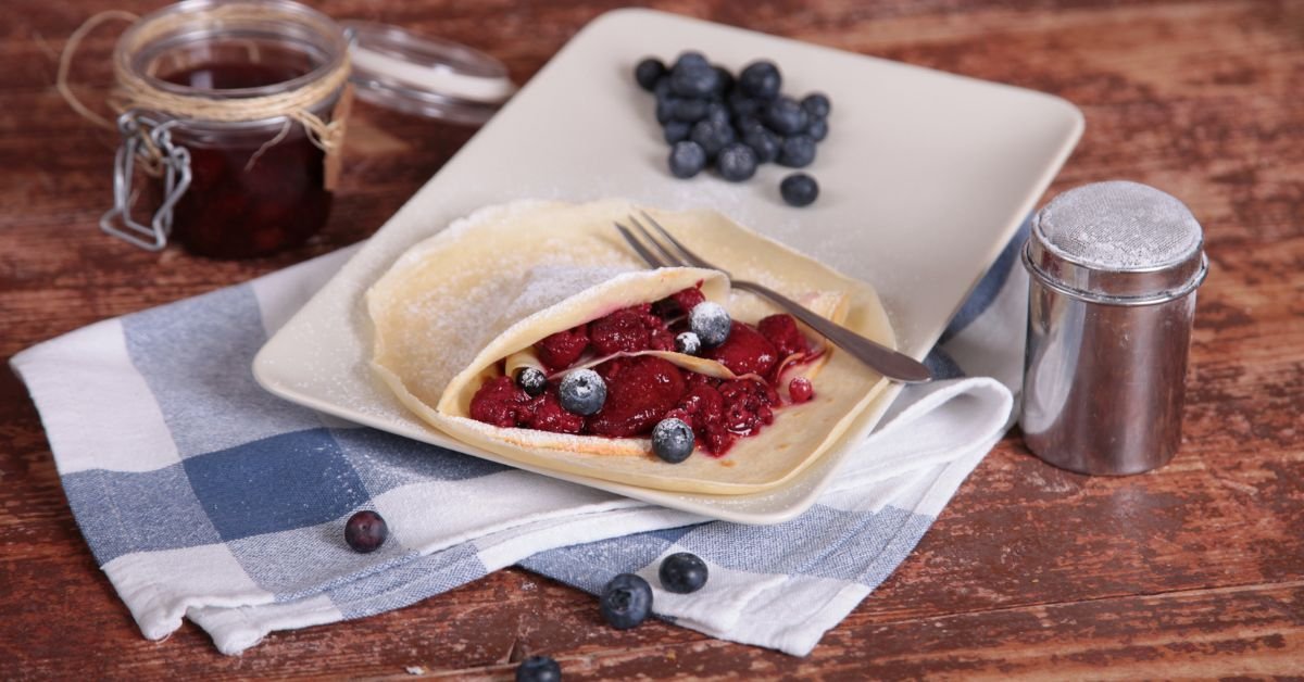 Pancakes from Nomix gluten-free flour 