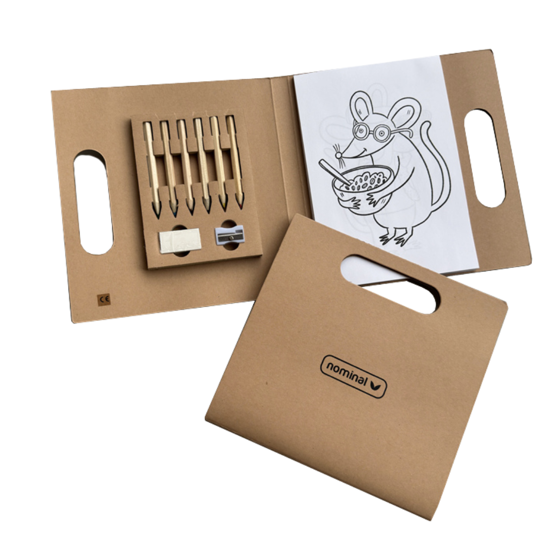 Omalovánky s pastelkami Nomík