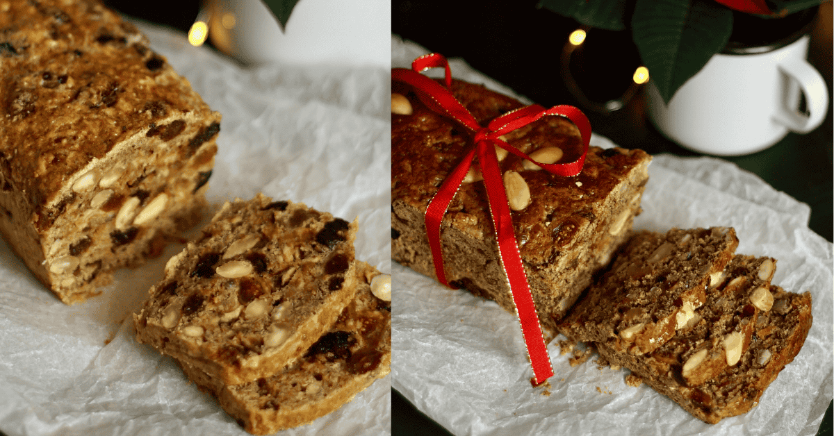 Vánoční ovocný chléb (bez lepku)