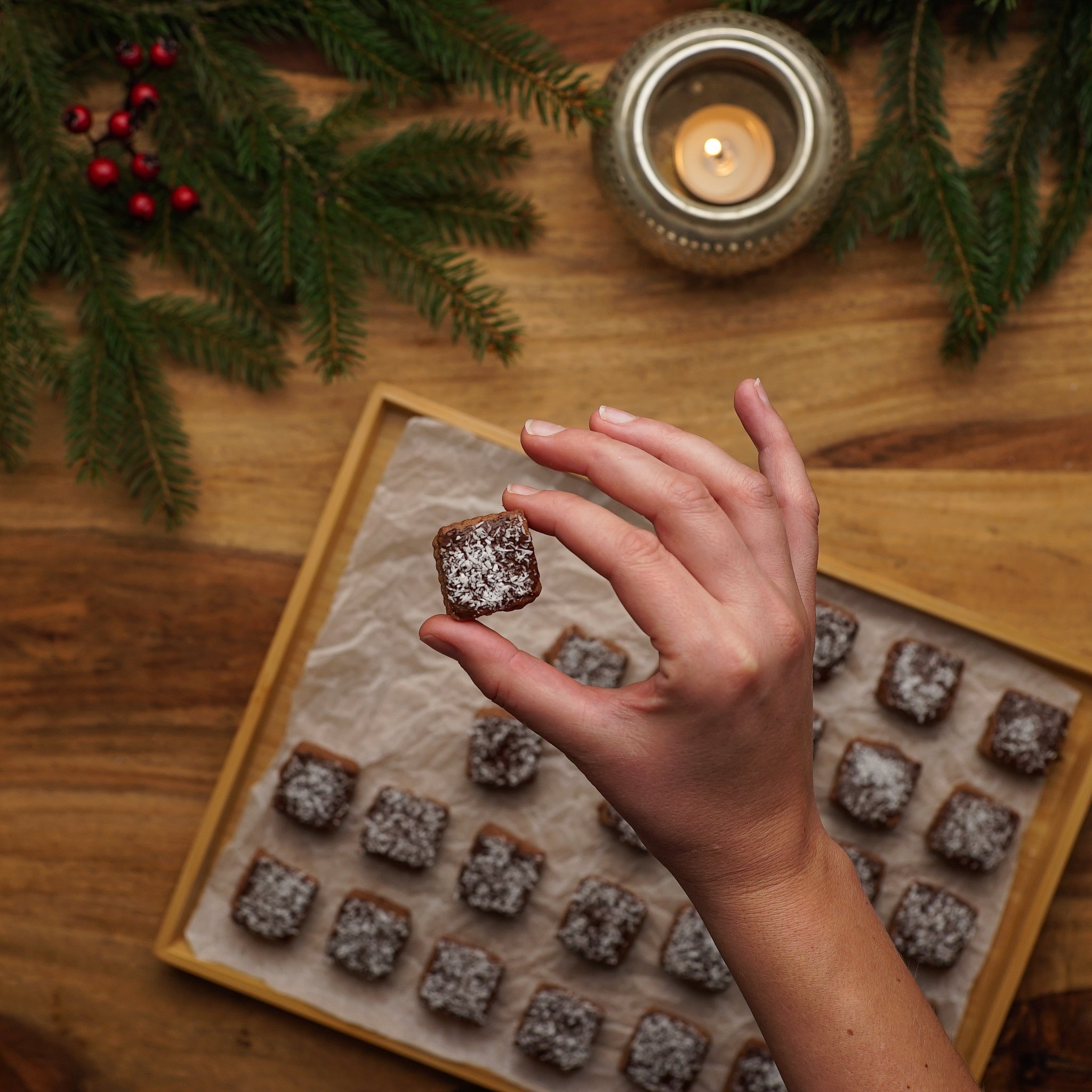 Čokoládové kostky bez lepku